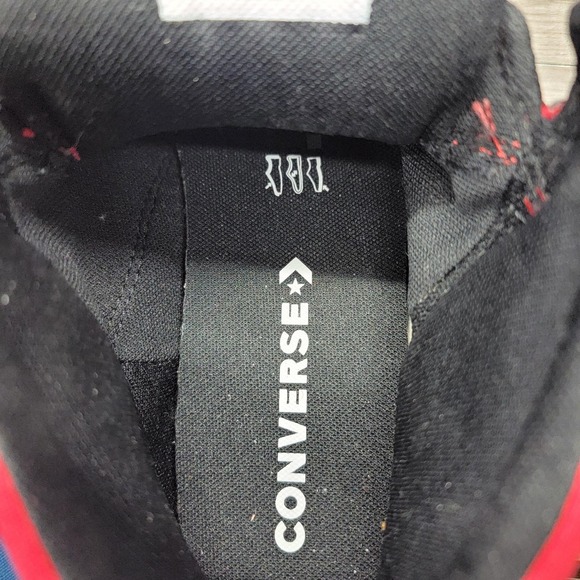 Converse Chuck Taylor All Star Shoes Mens Size 9 Red Black Mid Top 169110F - Picture 8 of 8
